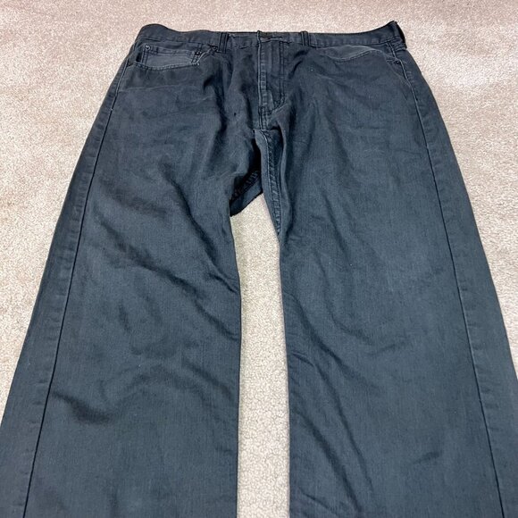 Levi's Jeans 505 Gray Men's Size 36X30 Straight Leg Pockets - Picture 9 of 13